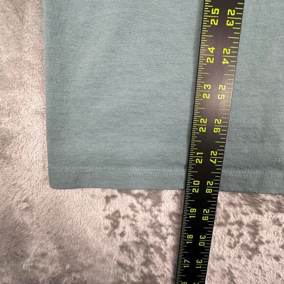 Vans Off the Wall Dusty Teal Skull with Cobwebs Double-sided Graphic T-shirt M - Picture 6 of 6